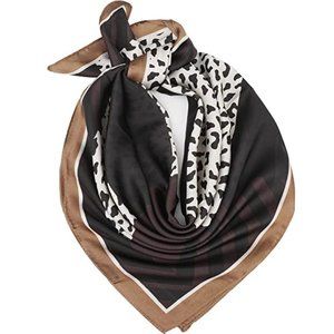 Square Satin Silk Scarf
